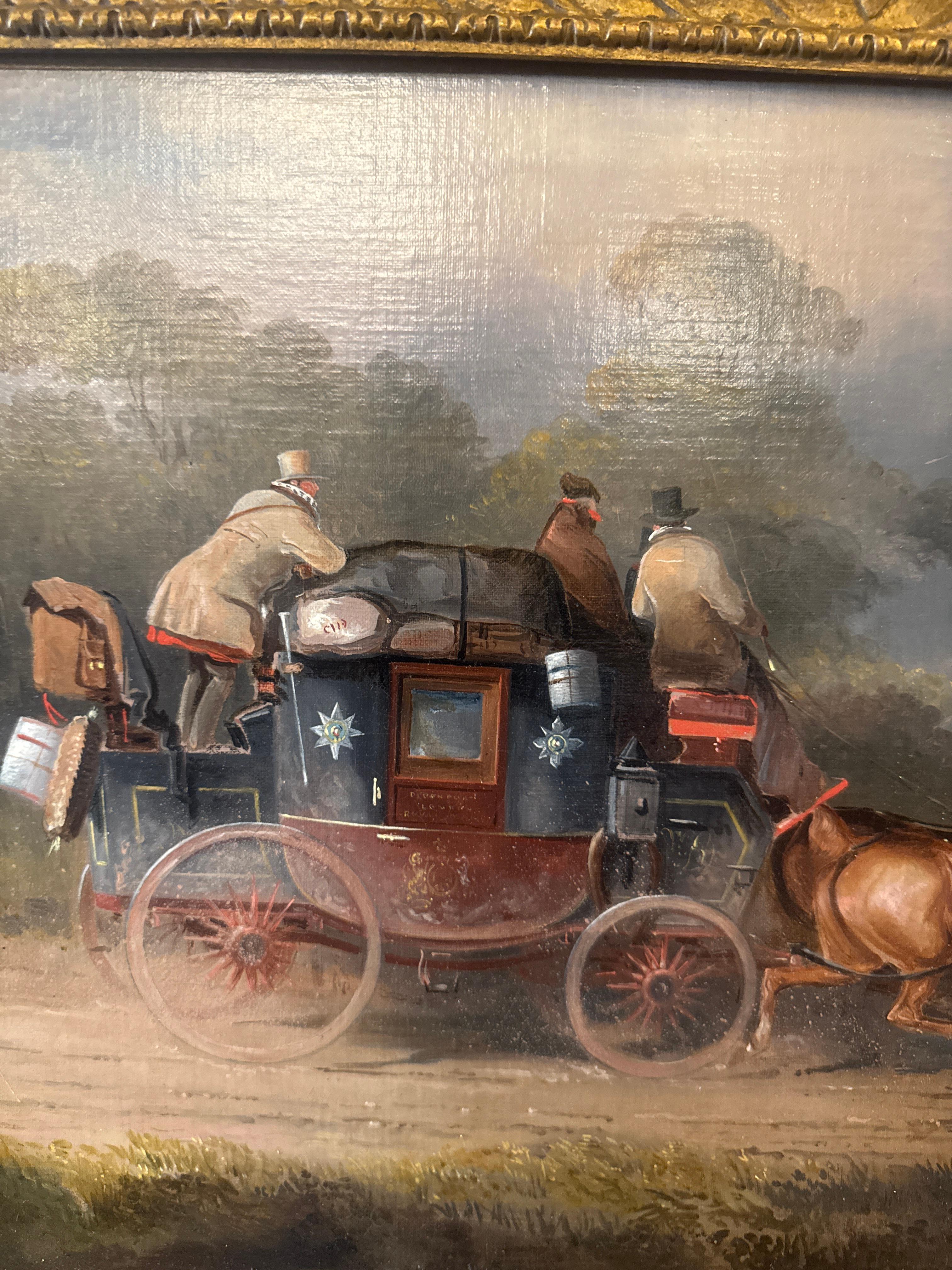 Romantique Paire d'huiles sur toile du milieu du 19e siècle de Charles Cooper Henderson en vente