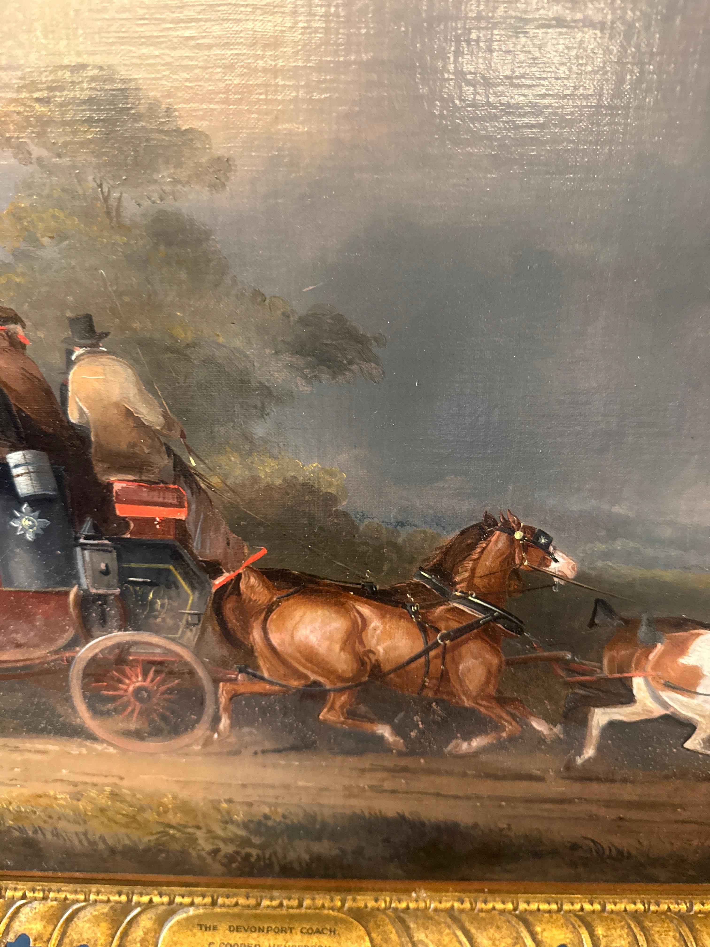 Anglais Paire d'huiles sur toile du milieu du 19e siècle de Charles Cooper Henderson en vente