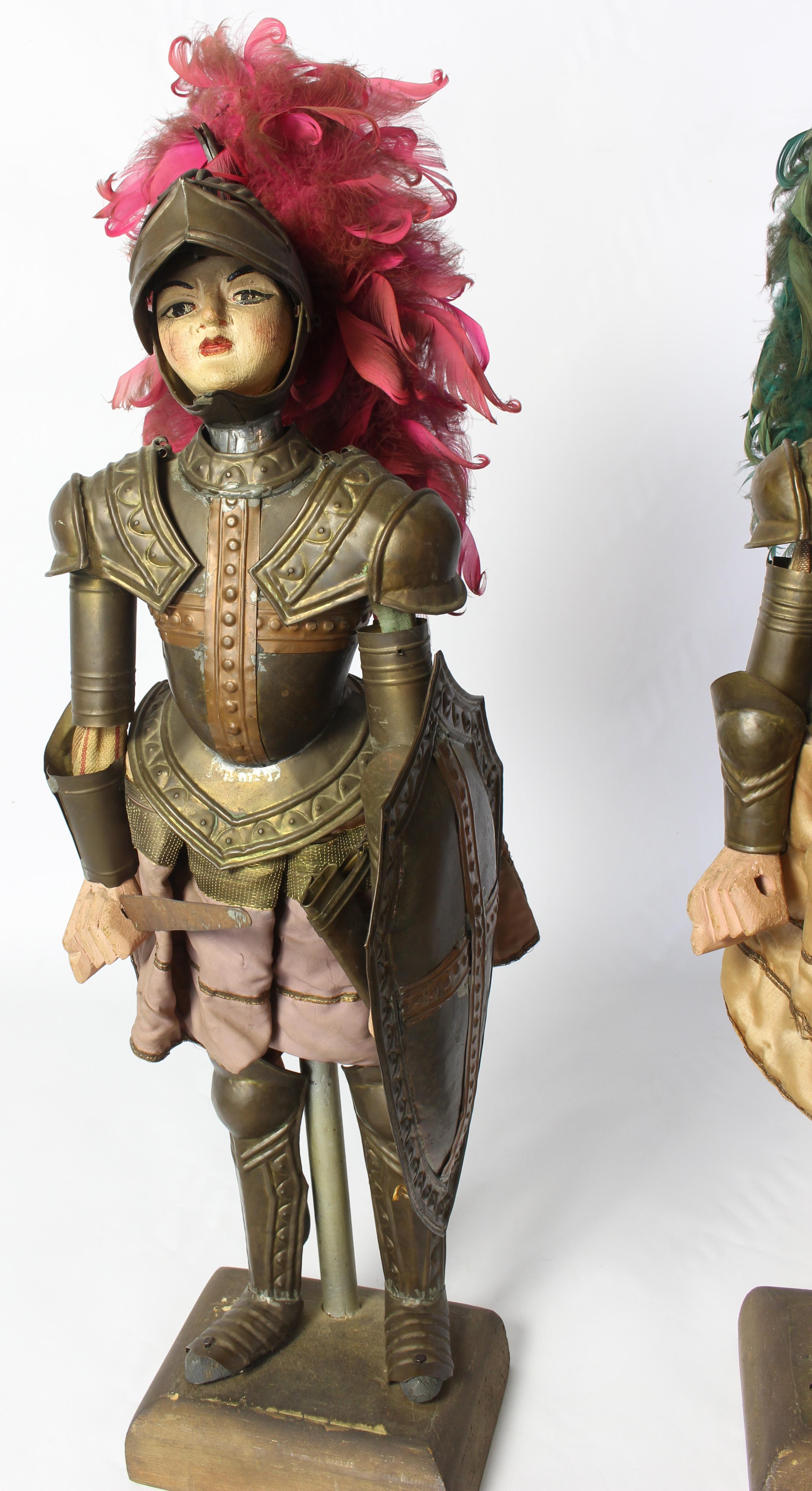 Pair of Mid-19th Century Sicilian Marionettes For Sale 6