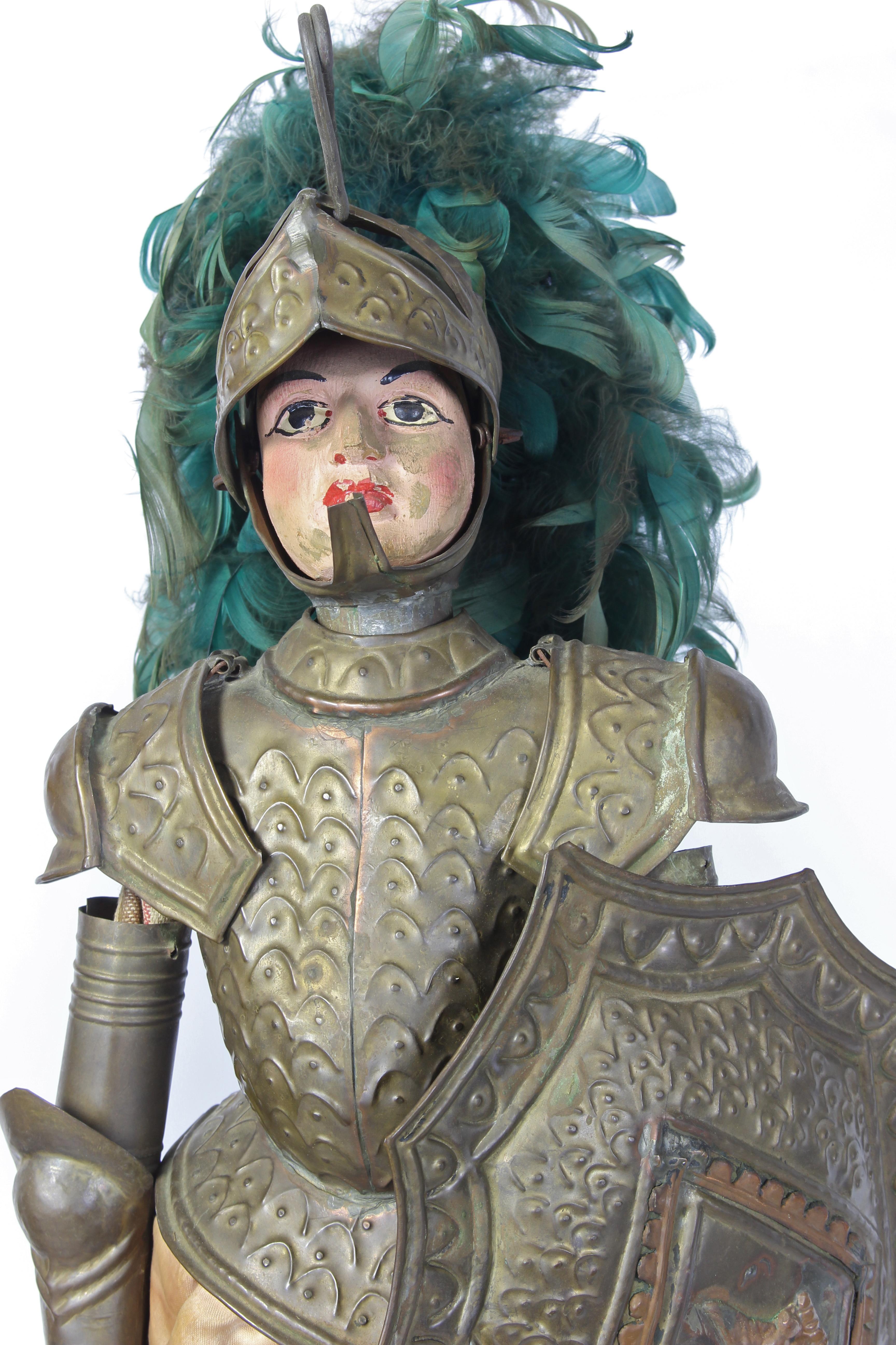 Pair of Mid-19th Century Sicilian Marionettes For Sale 4