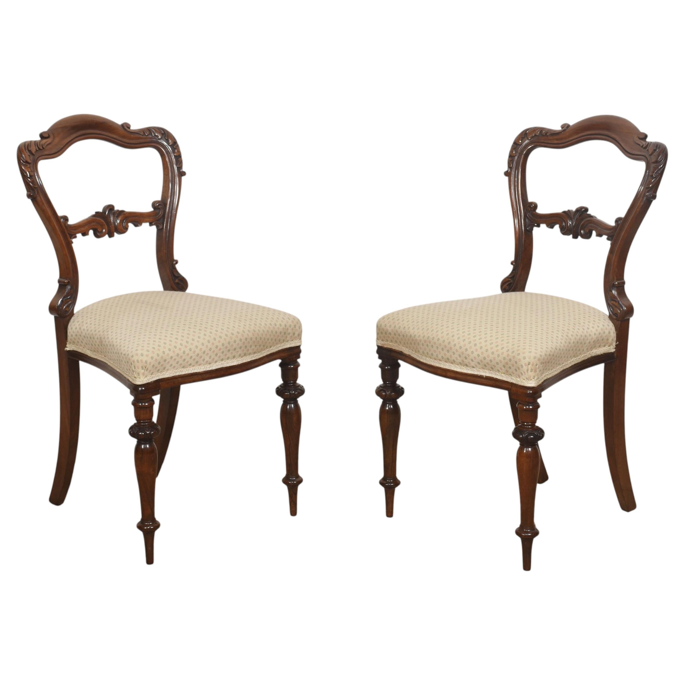 Pair Of Mid-19th Century Side Chairs