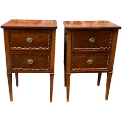 Pair of Mid-19th Century Walnut Side Tables
