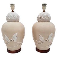Pair of Mid-20th Century Ceramic Table Lamps