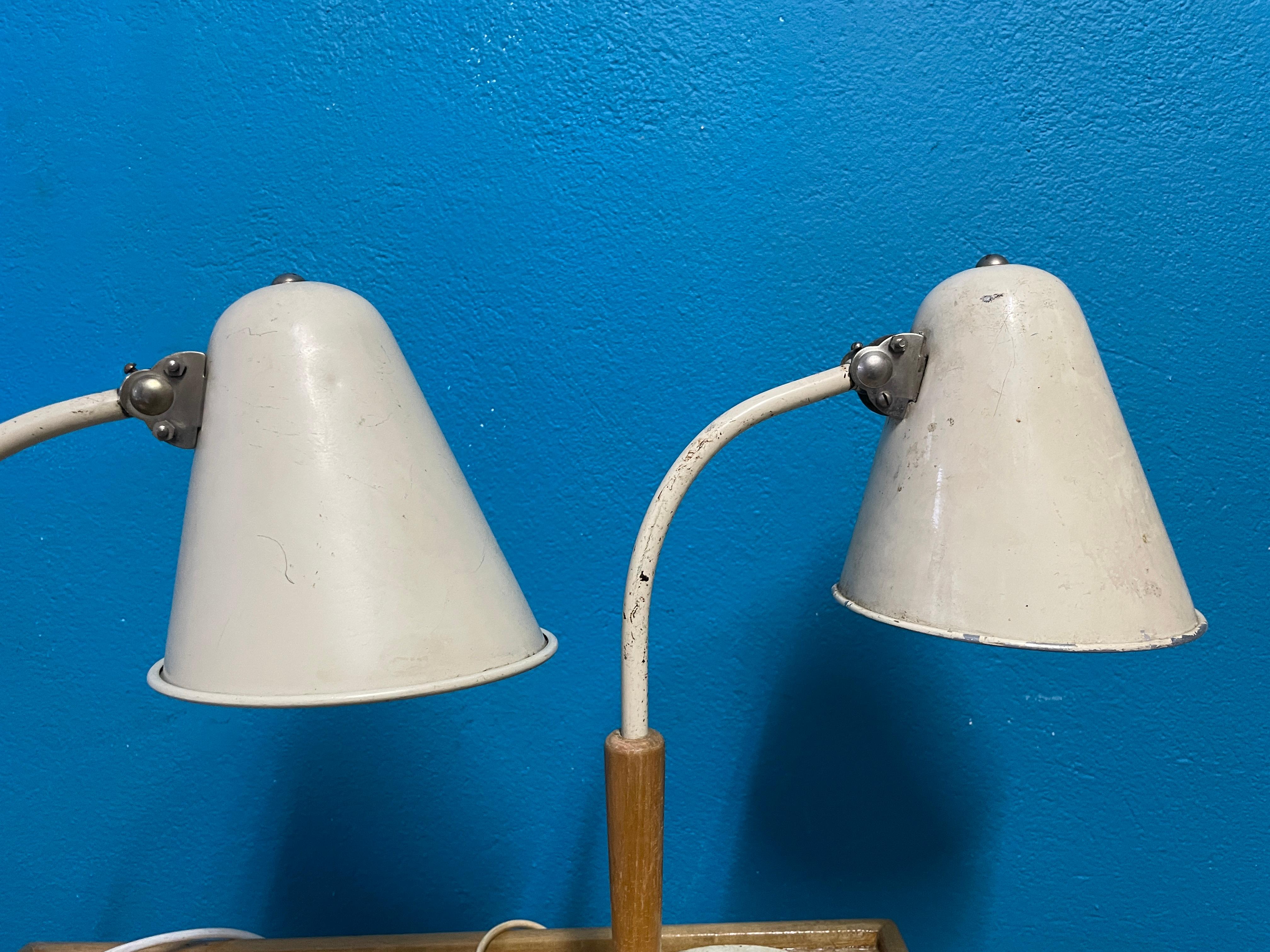 Pair of mid-20th Century Desk Lamps For Idman 6