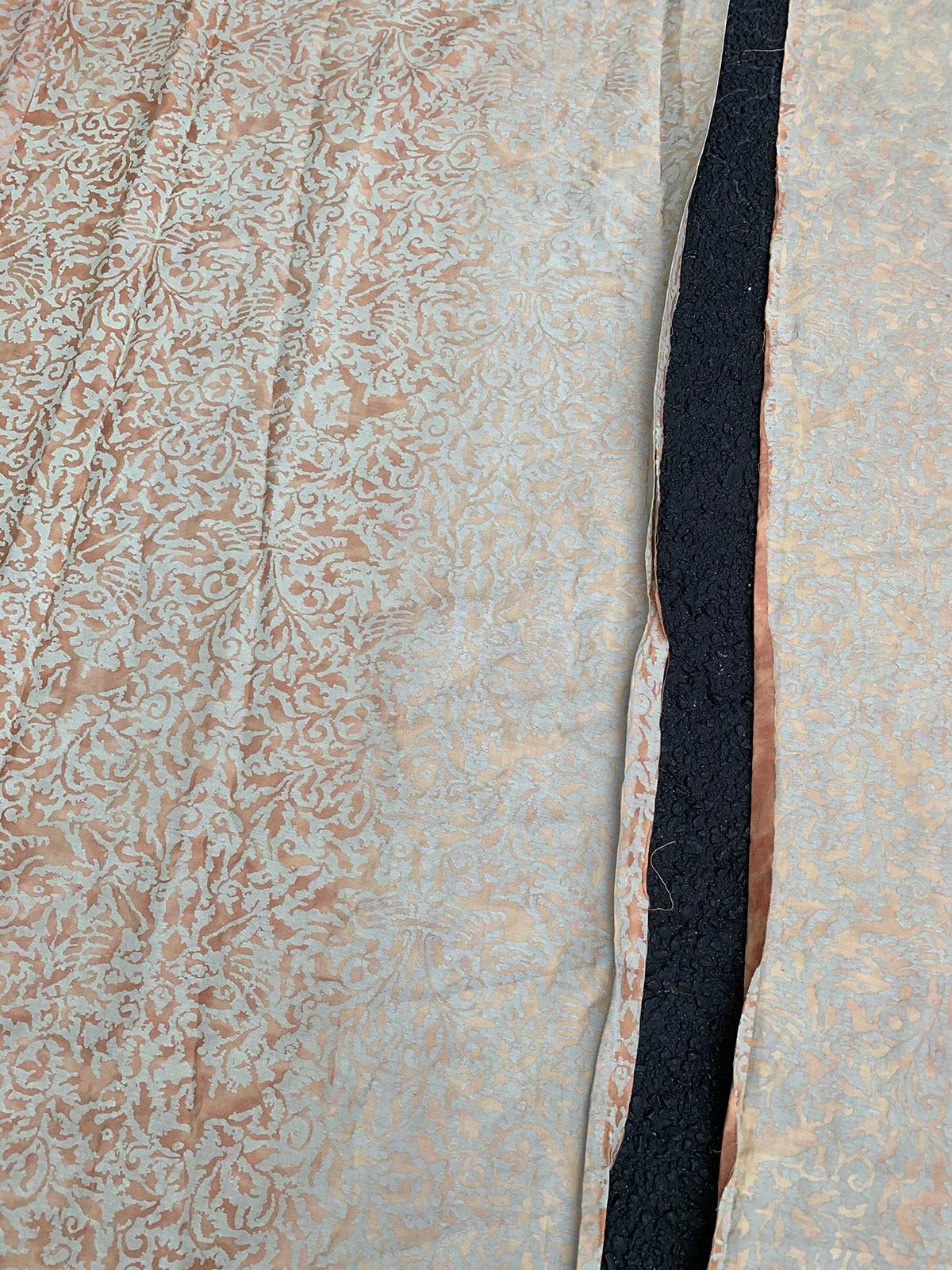 Pair of Mid-20th Century Fortuny Fabric Panels with Custom Seaming 10