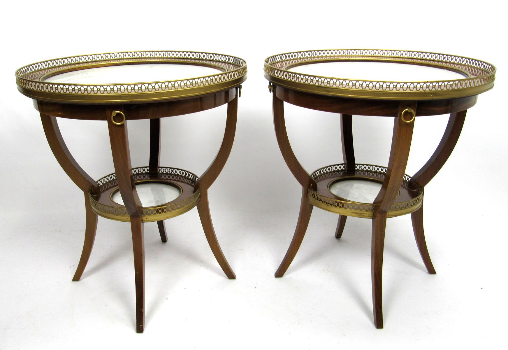 Pair of Mid-20th Century French Gueridons by Maison Jansen 8