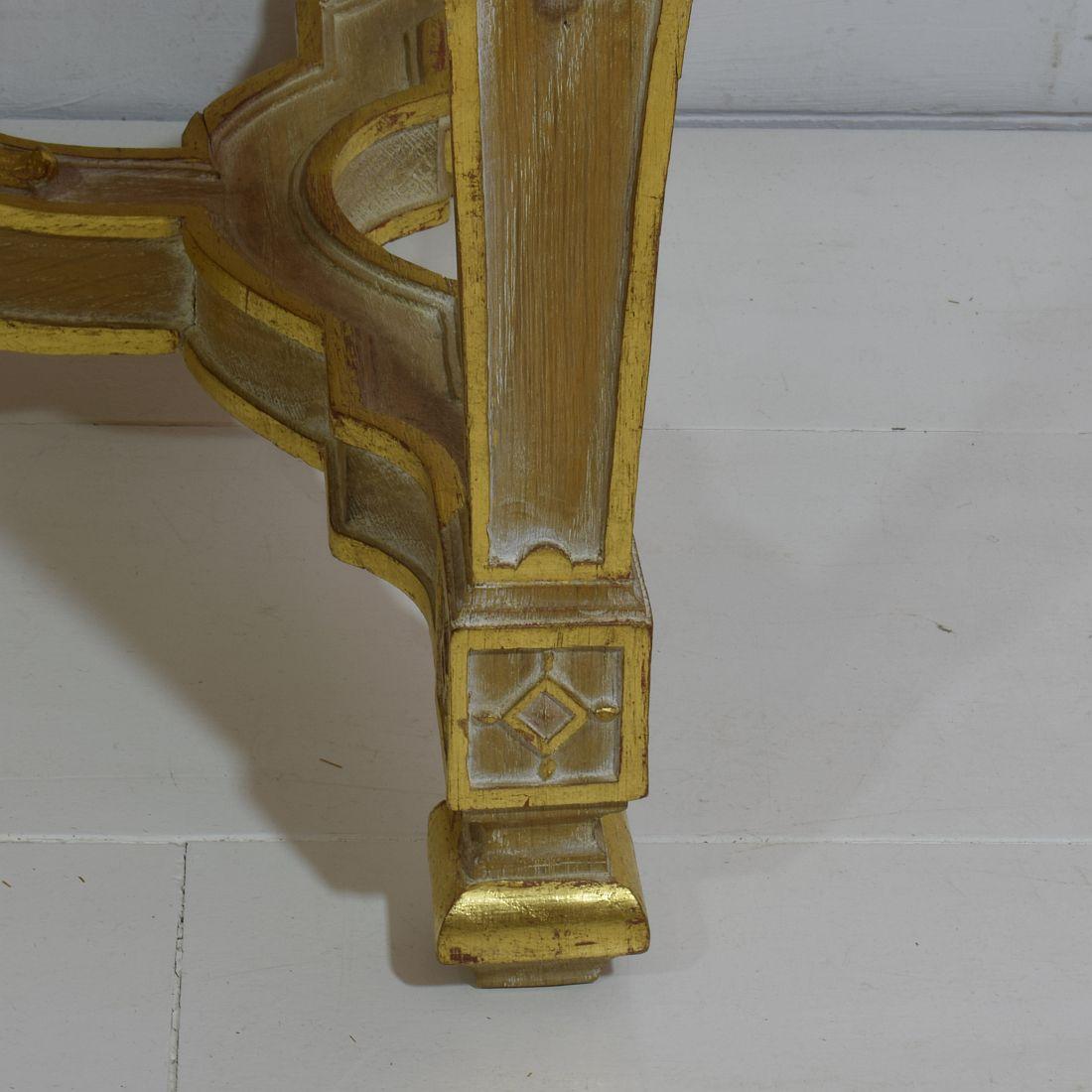 Pair of Mid-20th Century French Louis XVI Style Carved Stools or Tabourets 4