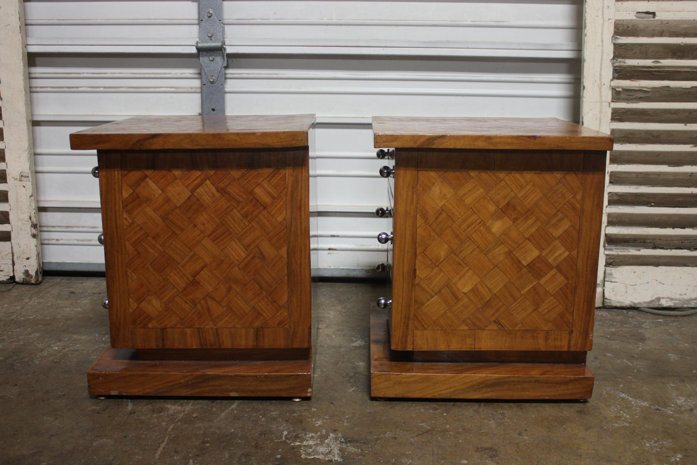 Pair of Mid-20th Century French Side Tables For Sale 6