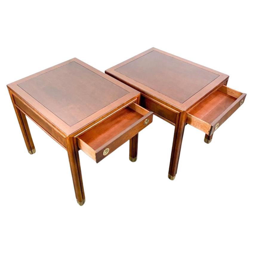 Américain Paire de tables d'appoint Henredon du milieu du 20e siècle en vente