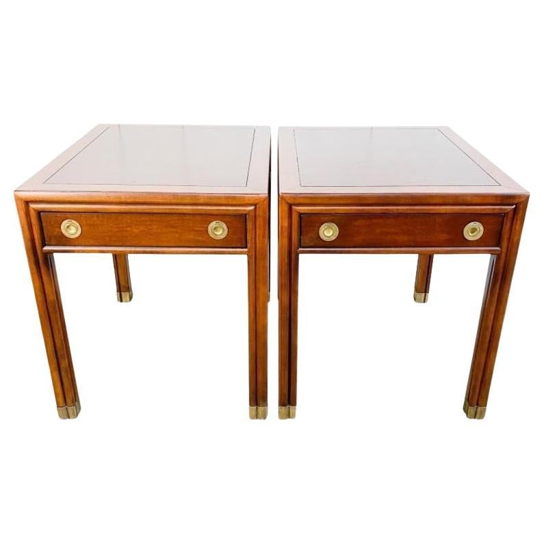 Paire de tables d'appoint Henredon du milieu du 20e siècle en vente 1