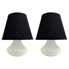 Pair of Mid-20th Century Italian Murano Lamps