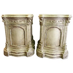 Pair of Mid-20th Century Louis XV Style Pedestals
