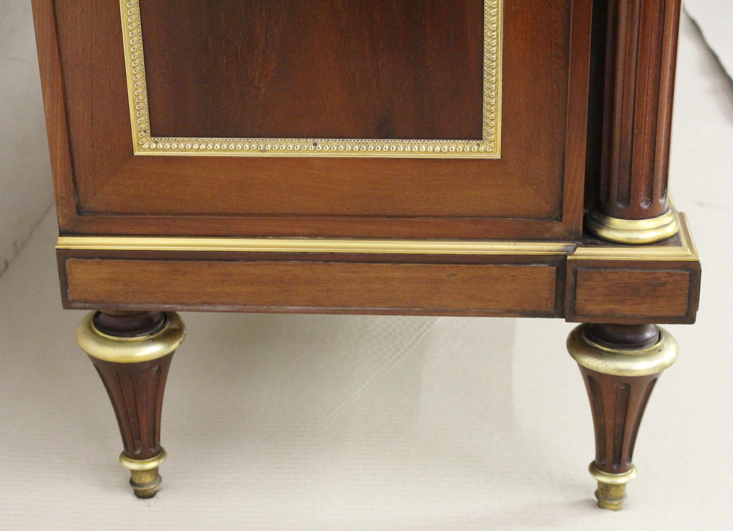 Pair of Mid-20th Century Mahogany Cabinet by Rinck of Paris For Sale 8