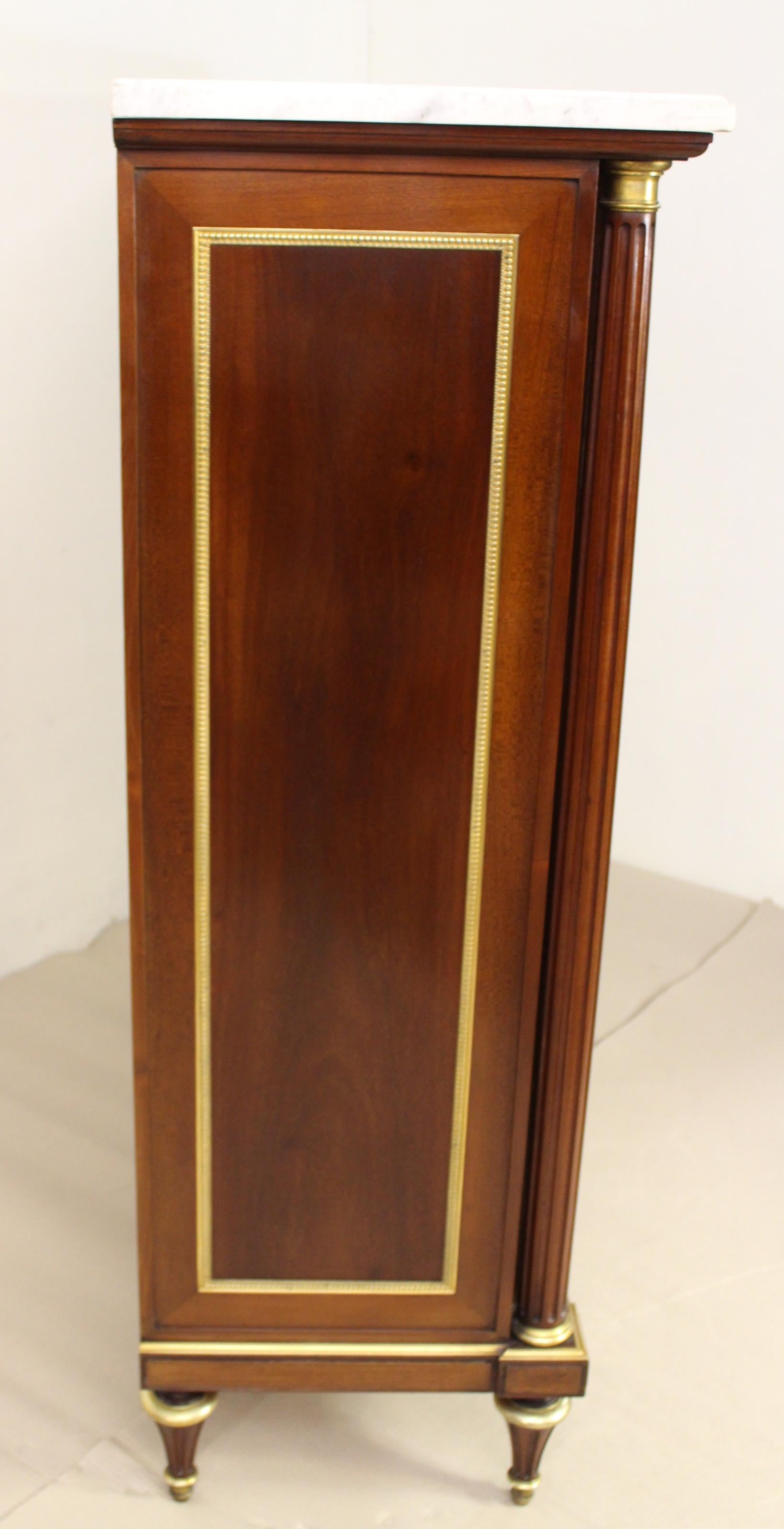 Pair of Mid-20th Century Mahogany Cabinet by Rinck of Paris For Sale 12
