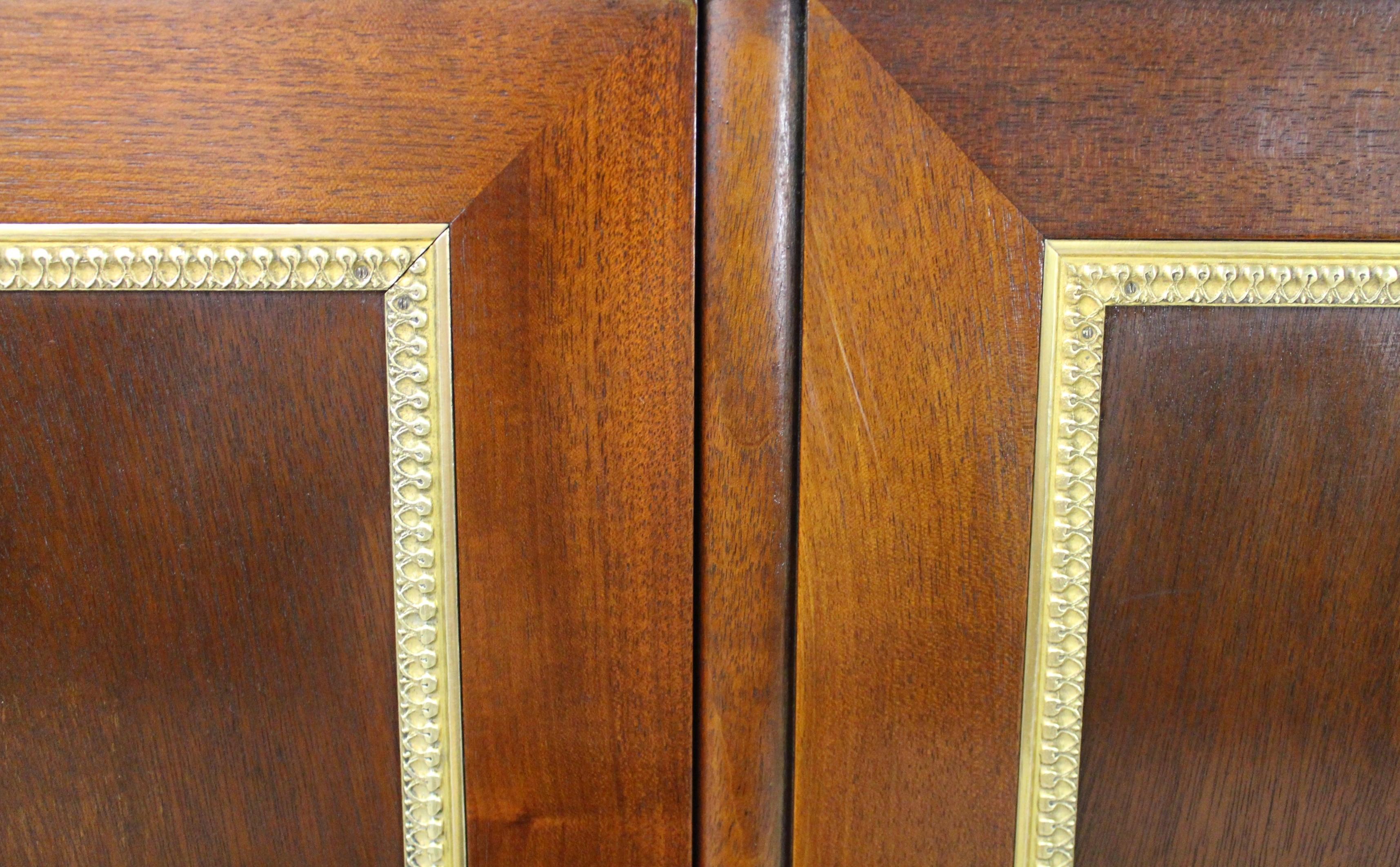 Pair of Mid-20th Century Mahogany Cabinet by Rinck of Paris For Sale 5