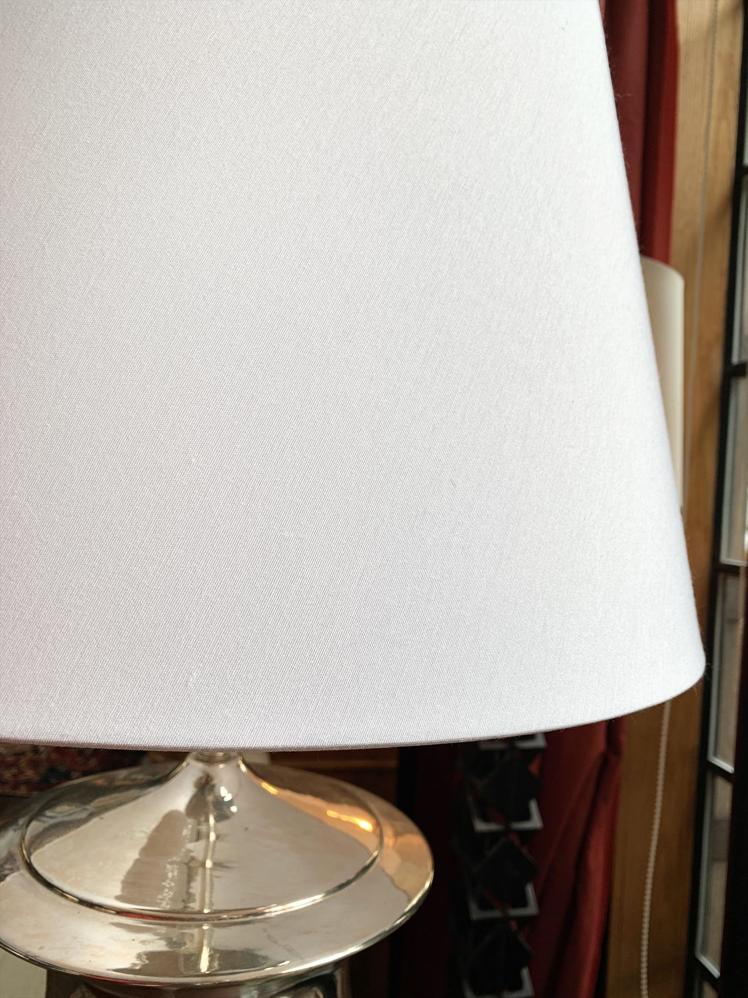 Pair of Mid-20th Century Mercury Glass Table Lamps In Good Condition For Sale In New York, NY