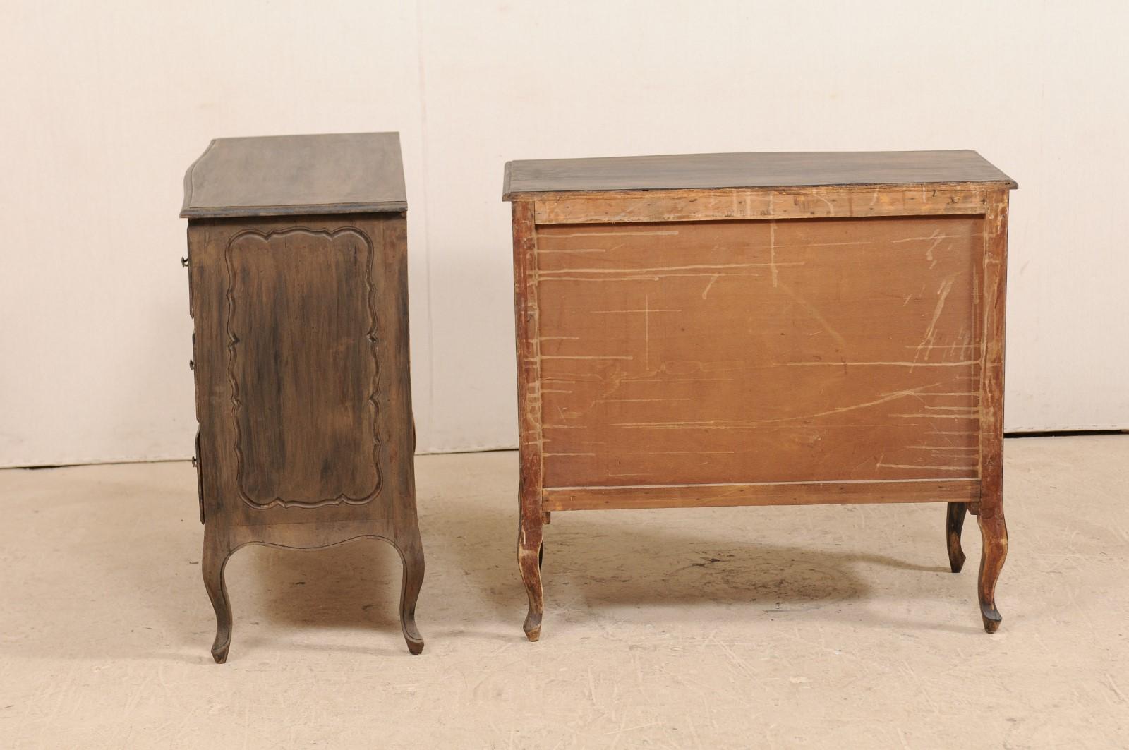 Pair of Mid-20th Century Painted and Carved Wood Chests on Cabriole Legs 5