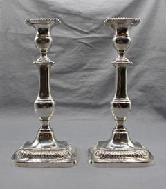 Pair of Mid-20th Century Sterling Silver Candlesticks by International