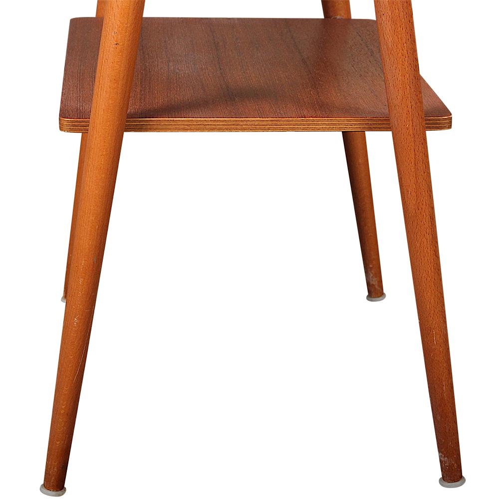 Pair of Mid-20th Century Teak Bedside Tables by Carlstrom & Co. For Sale 3