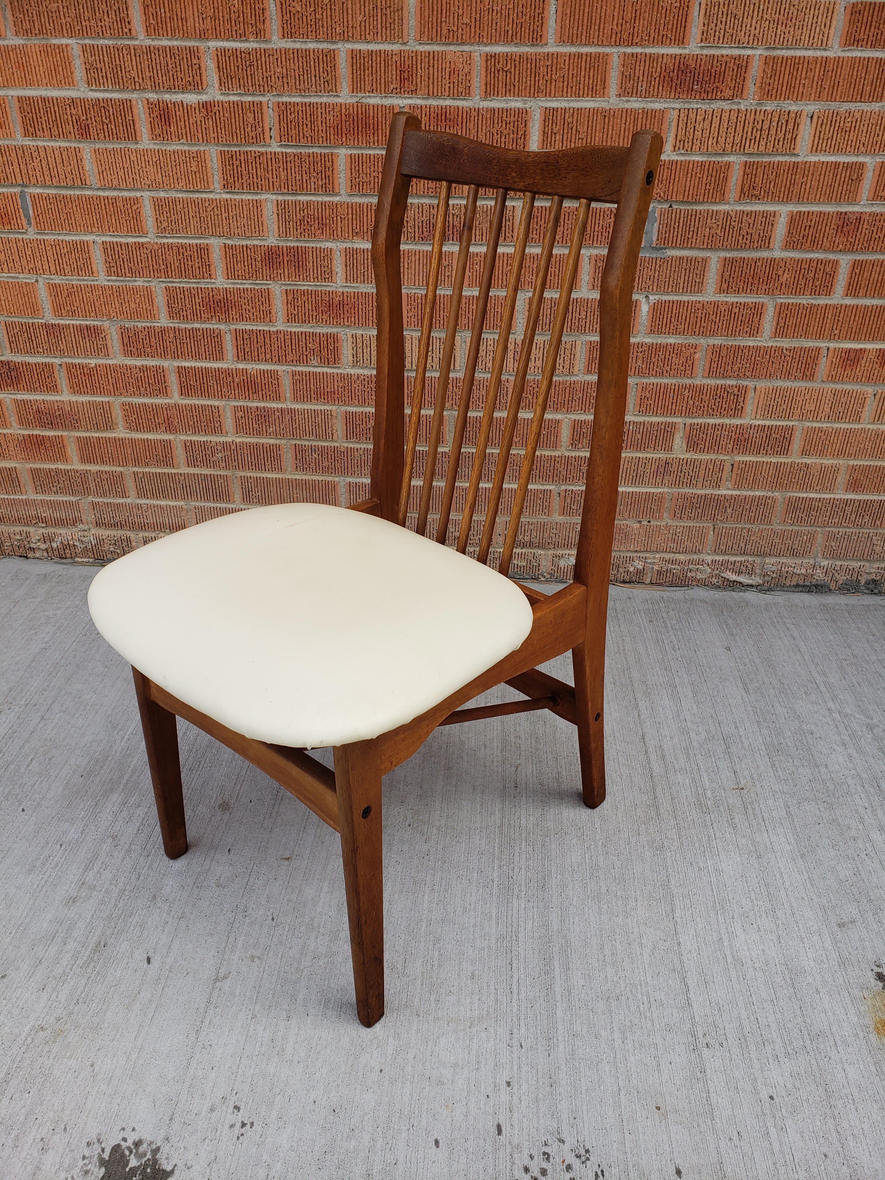 Unknown Pair of Mid 20th Century Two Mid-Century Dining Chairs by Litor
