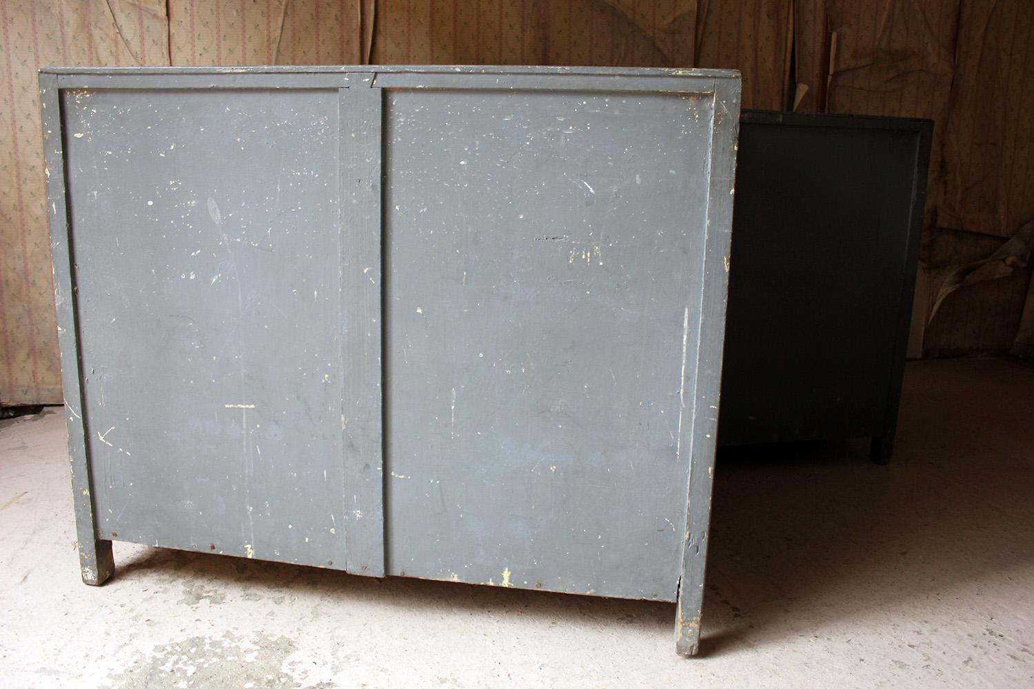 Pair of Painted English Art School Chests of Drawers, circa 1940-1955 13