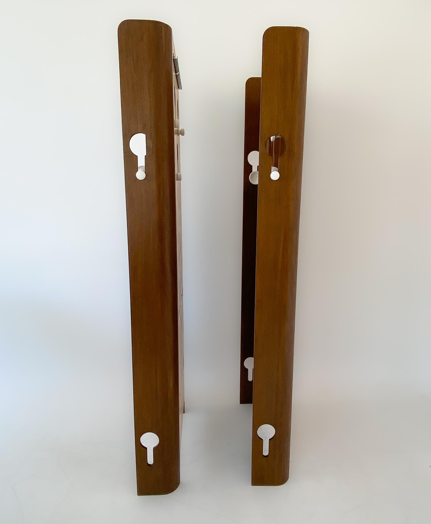 Pair of Mid-Centery Modern Coat Hangers by Carlo de Carli for Fiarm, Italy 1960s In Good Condition In Vienna, AT