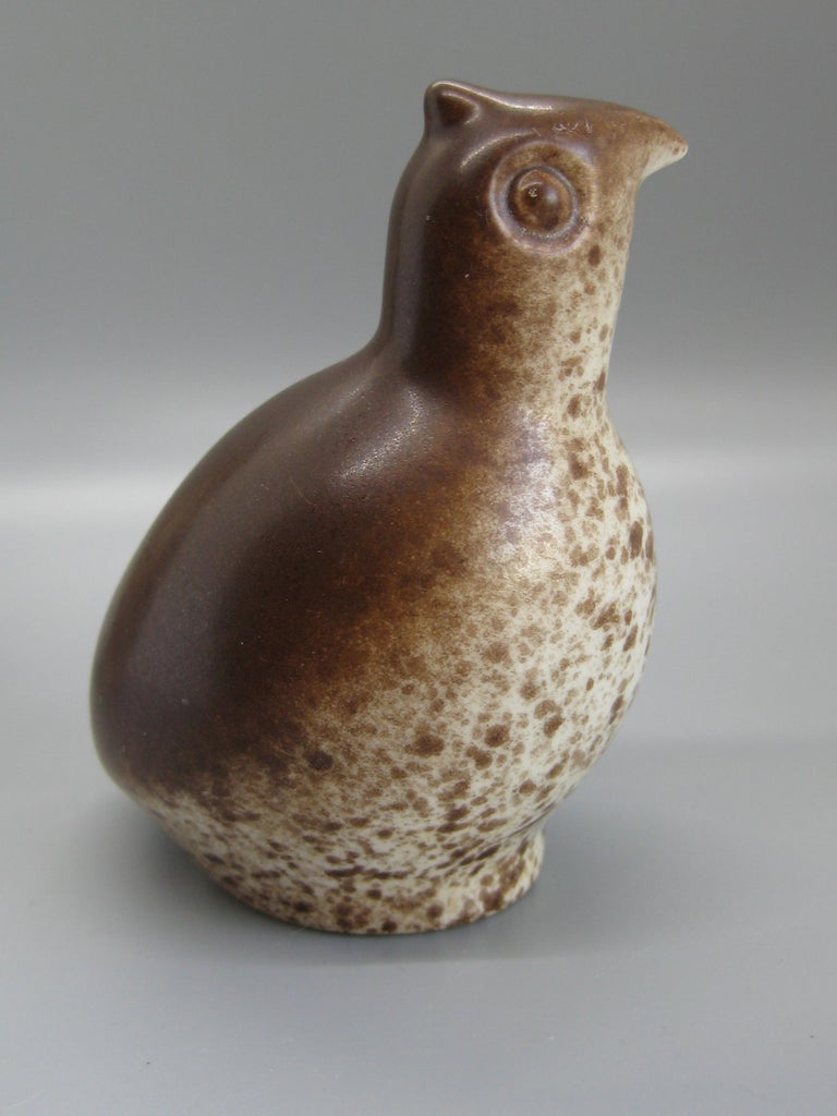 Pair of Mid Century 1950s Howard Pierce Ceramic Quail Bird Sculpture