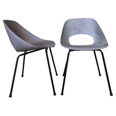 Pair of Mid-Century Aluminium Chairs by Pierre Guariche for Steiner, France 1953