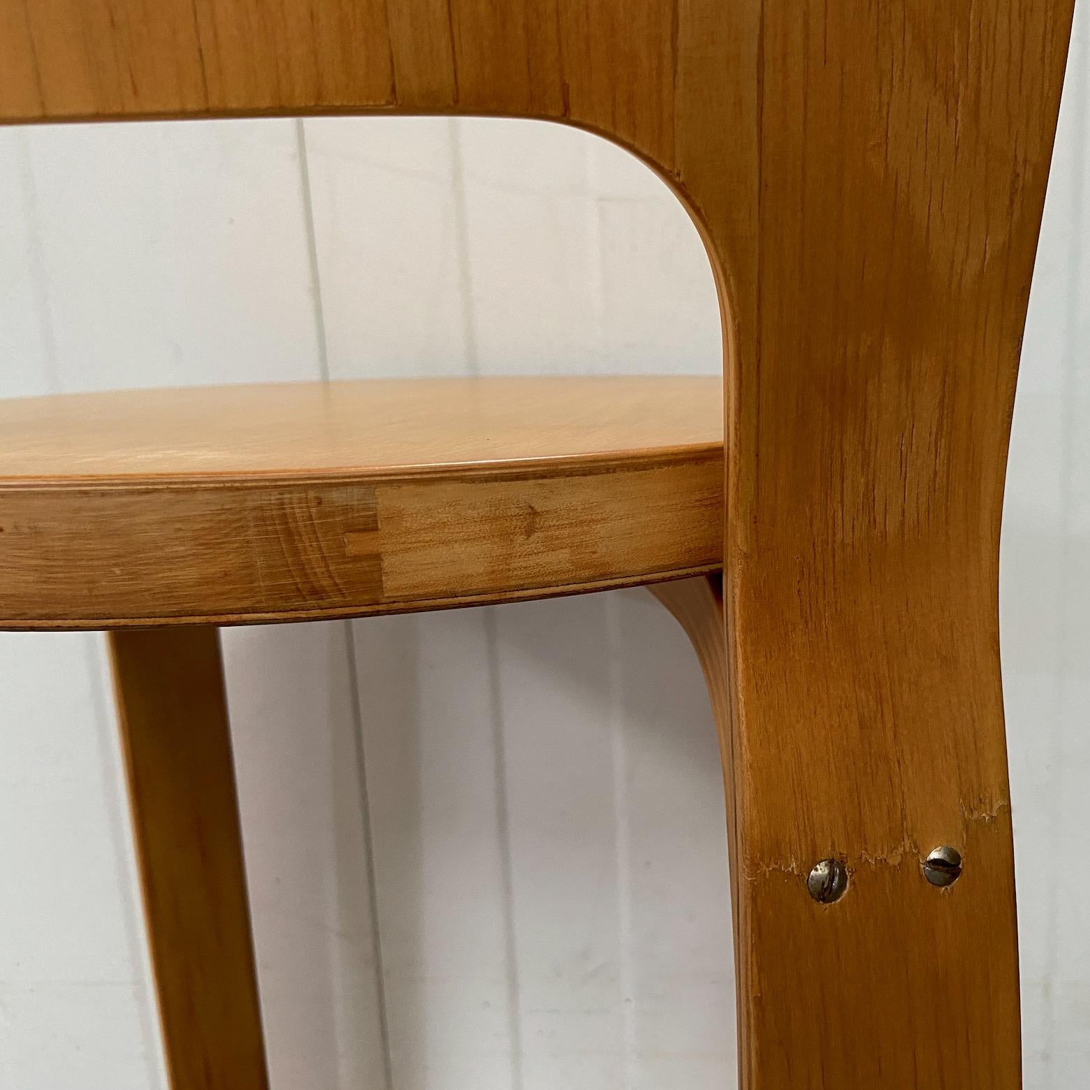 20th Century Pair of mid-century Alvar Aalto bar stools for Artek For Sale