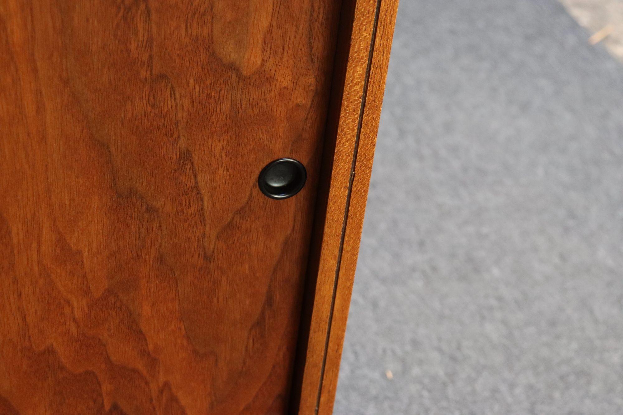 Pair of Mid-Century American Modern Walnut Record Cabinets by Lane 11