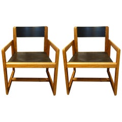 Paire de fauteuils André Sornay du milieu du siècle:: France:: circa 1960s