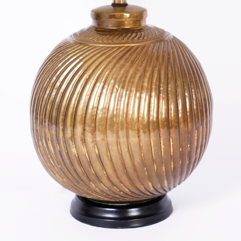 Pair of Midcentury AngloIndian Table Lamps For Sale at 1stDibs