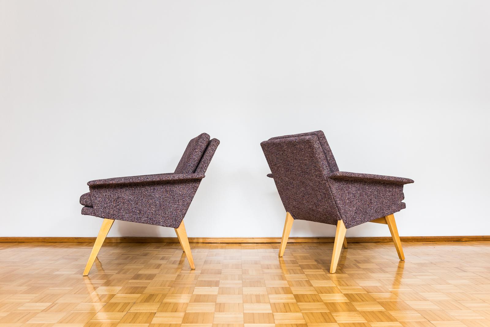 Pair of Mid-Century armchairs 1960��’s Czechoslovakia 2