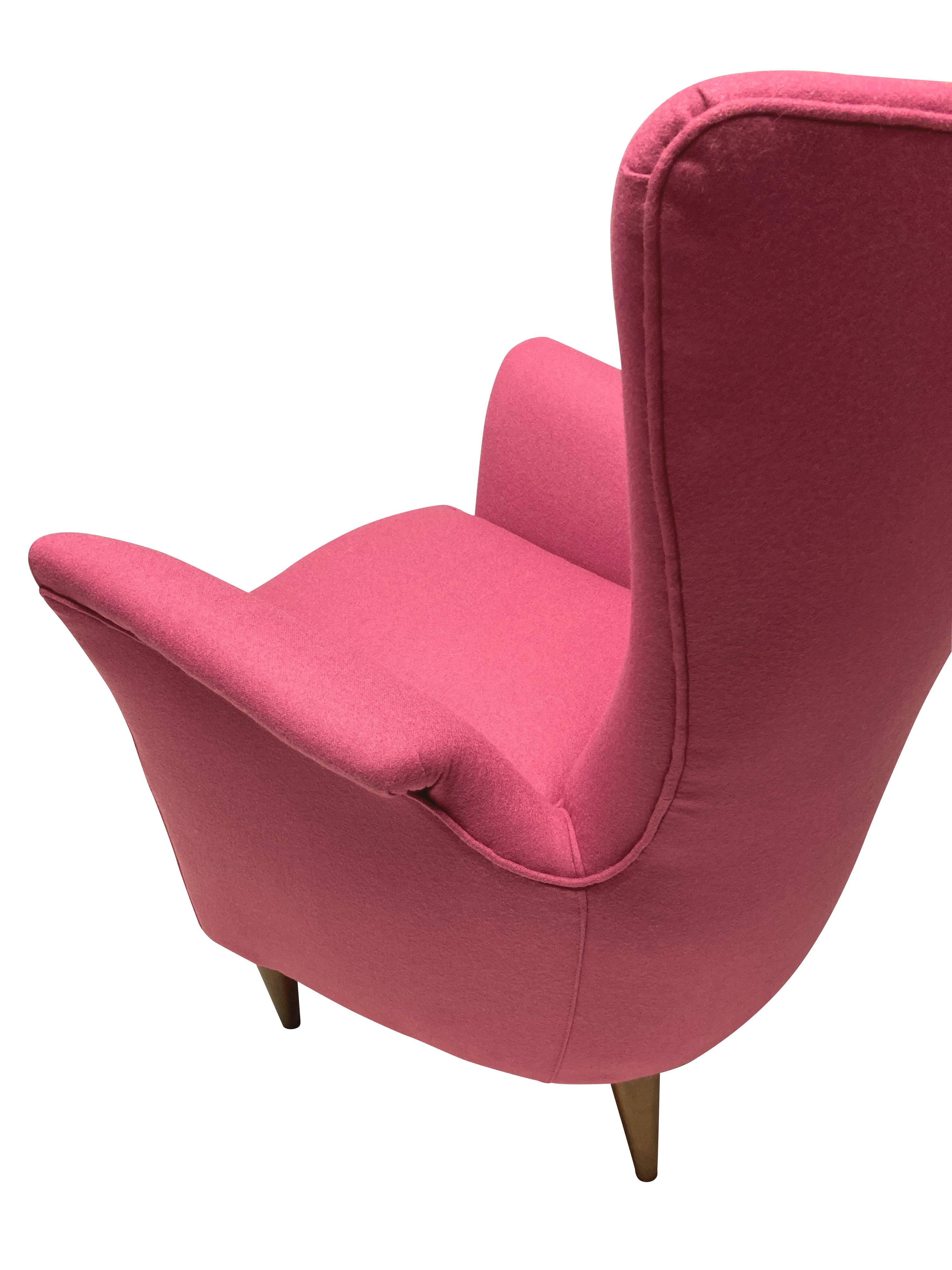 Mid-Century moderno Coppia di poltrone di metà secolo di Melchiore BEGA in vendita
