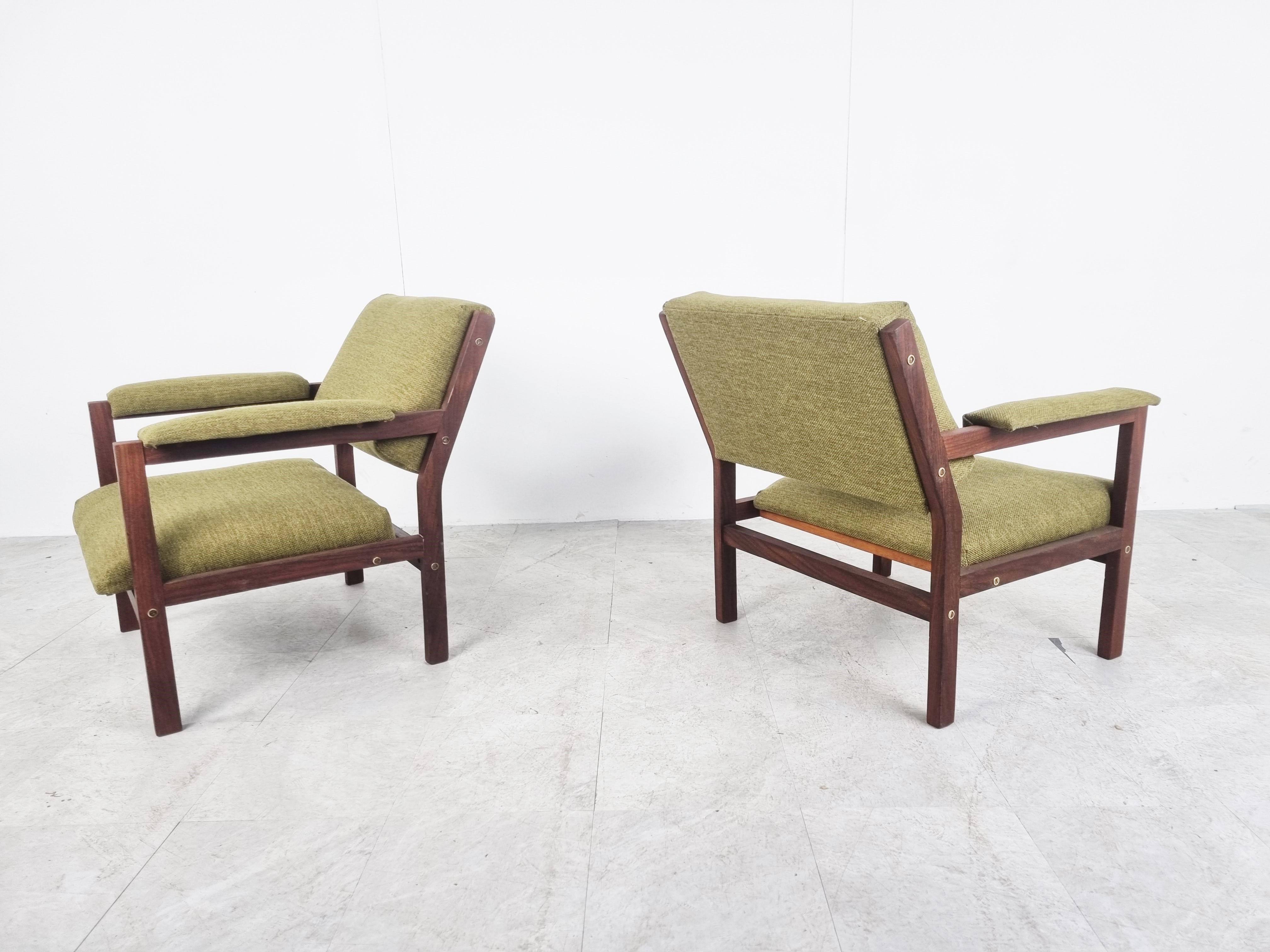 Pair of Mid Century Armchairs by Pastoe, 1960s In Excellent Condition In HEVERLEE, BE