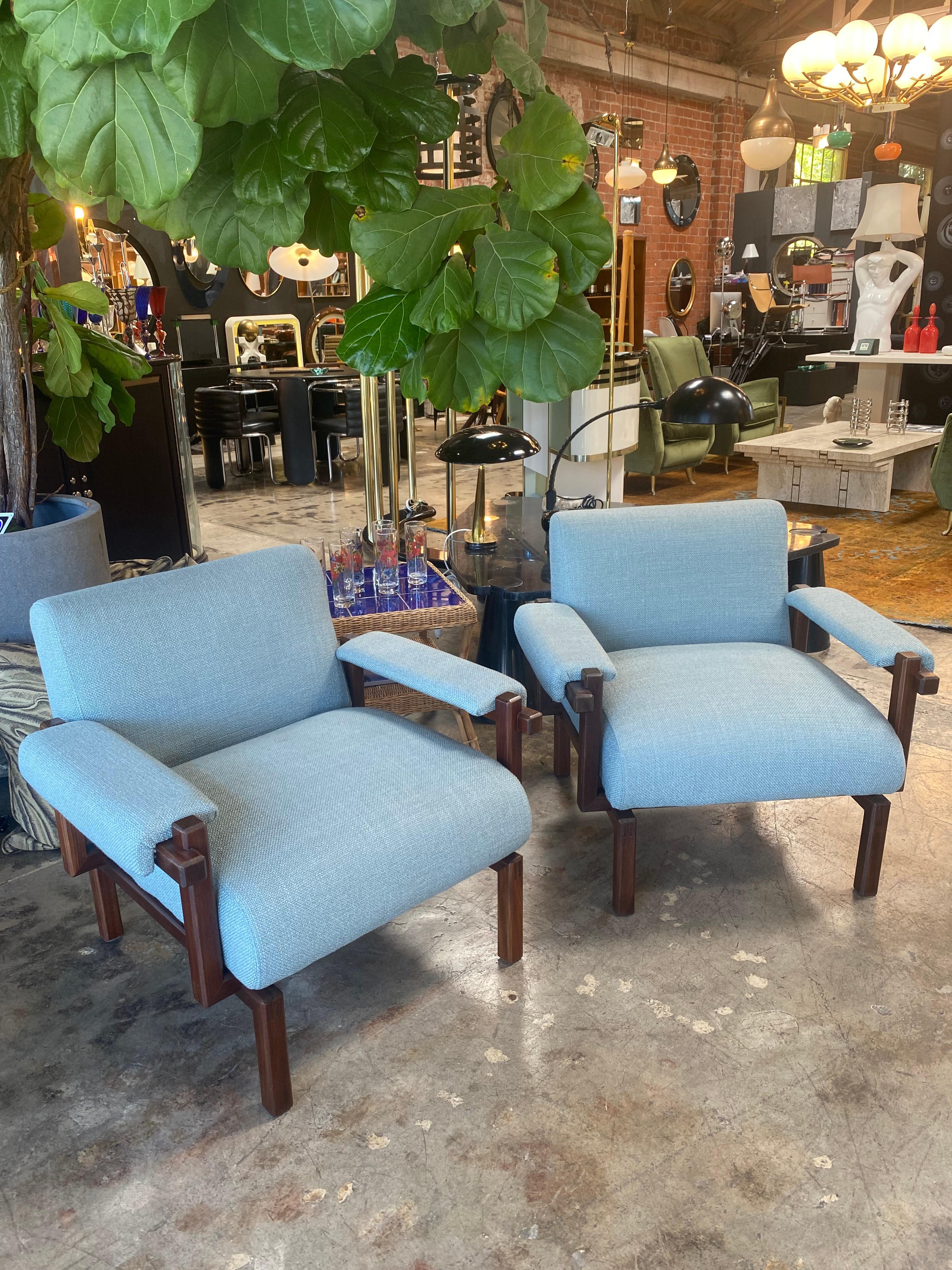 Pair of mid-century armchairs by Raffaella Crespi, Italy, 1960s.
 