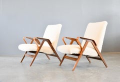 Pair Of Mid Century Armchairs By Tatra Nabytok Circa 1960s