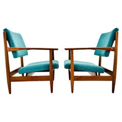 Pair of Mid-Century Armchairs, Czechoslovakia, 1970's