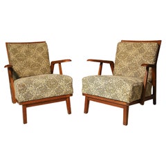 Pair of mid century armchairs, Czechoslovakia, circa 1940´s