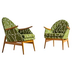 Par de sillones de mediados de siglo, diseñados por Júlia Gaubek (1928-2015), Hungría, 19
