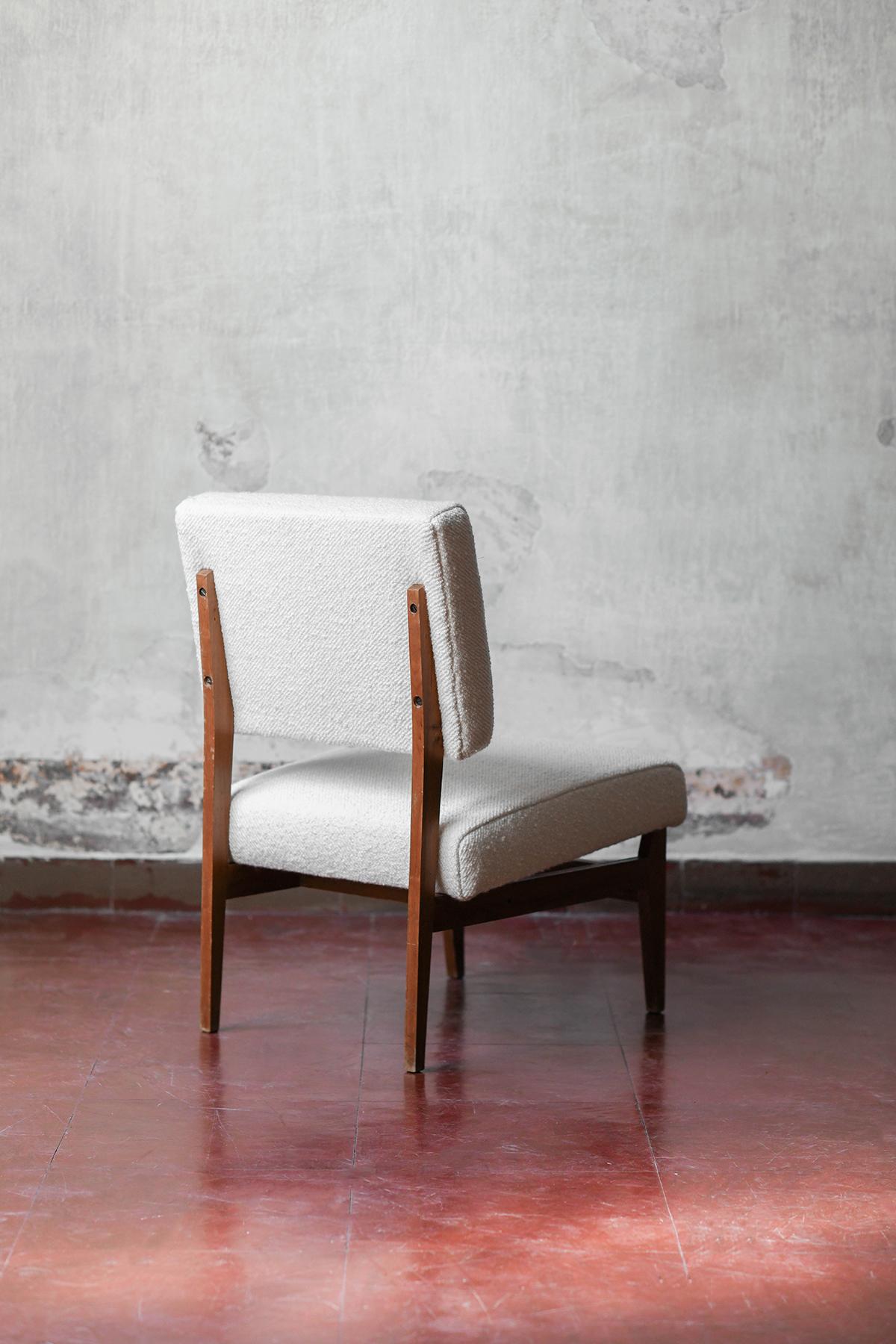 Pair of Mid-Century armchairs, Edmondo Palutari for Dassi Mobili Moderni, 1950s For Sale 1