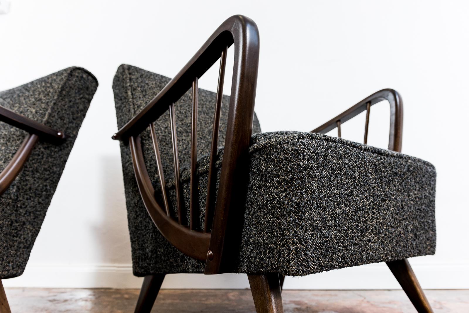 Pair of Mid-Century Armchairs, Germany, 1950s 7