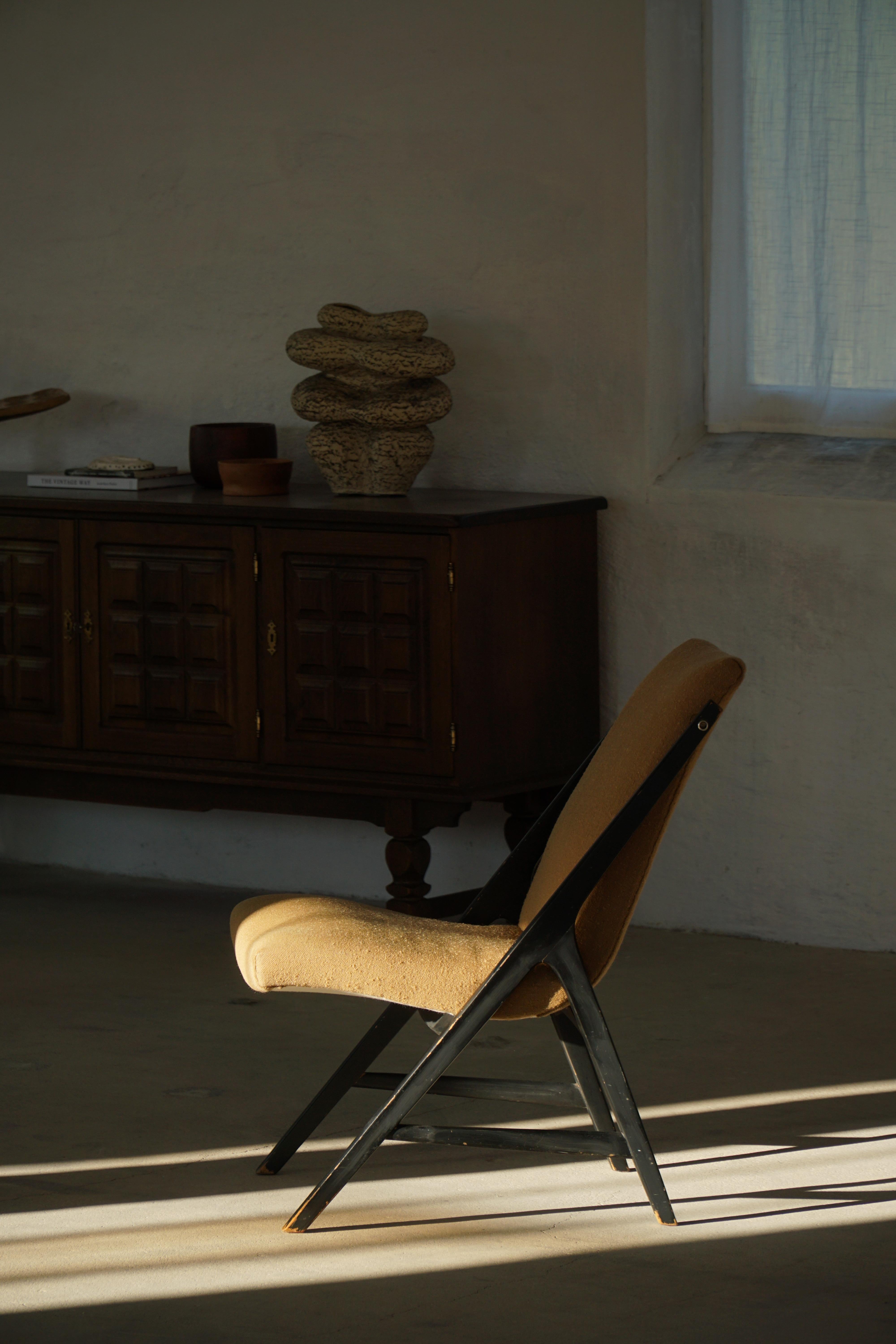 20ième siècle Paire de fauteuils en bouclé du milieu du siècle dernier, Suède, 1960 en vente
