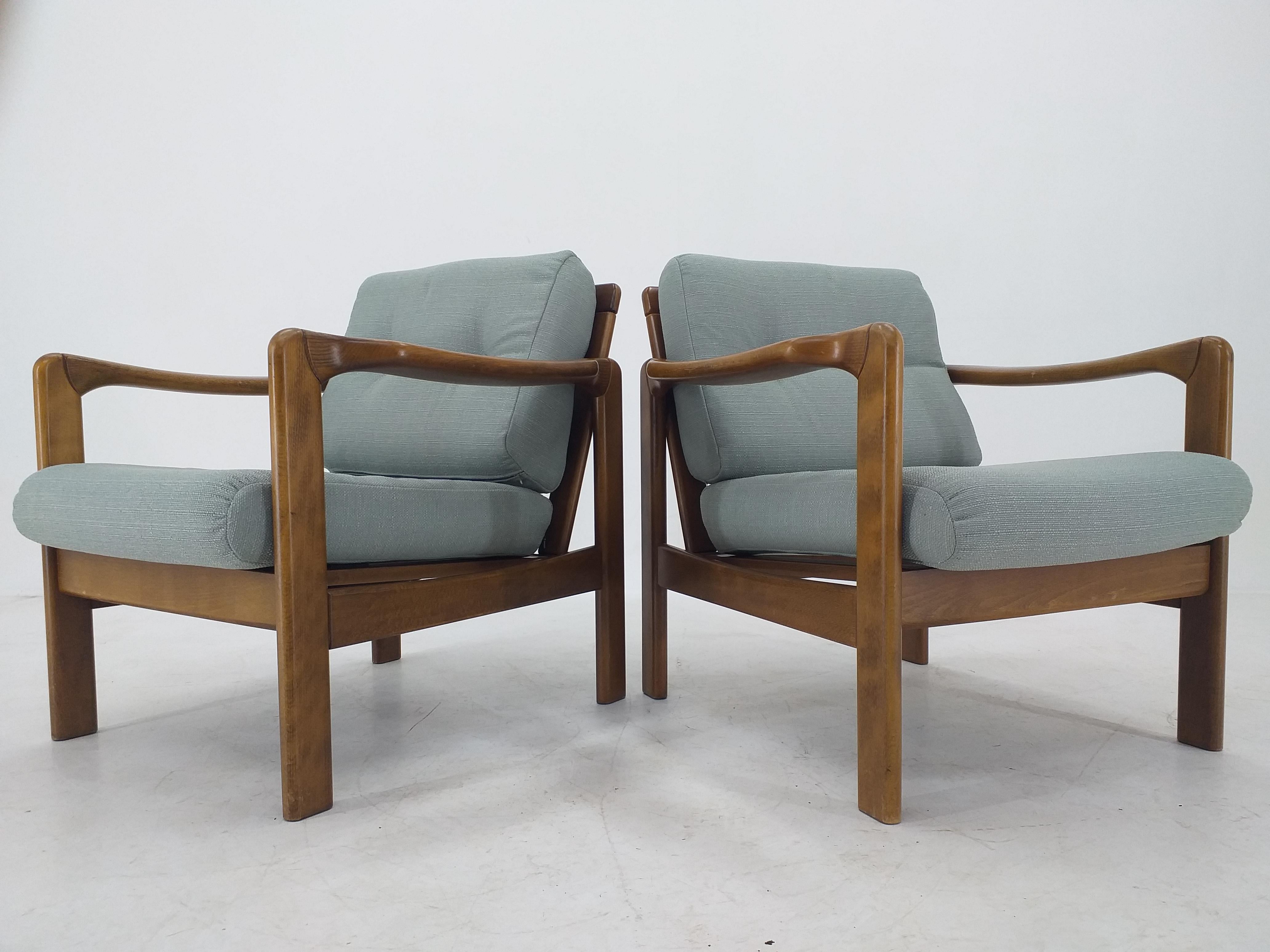 Pair of Midcentury Armchairs Knoll Antimott, Germany, 1960s For Sale 5