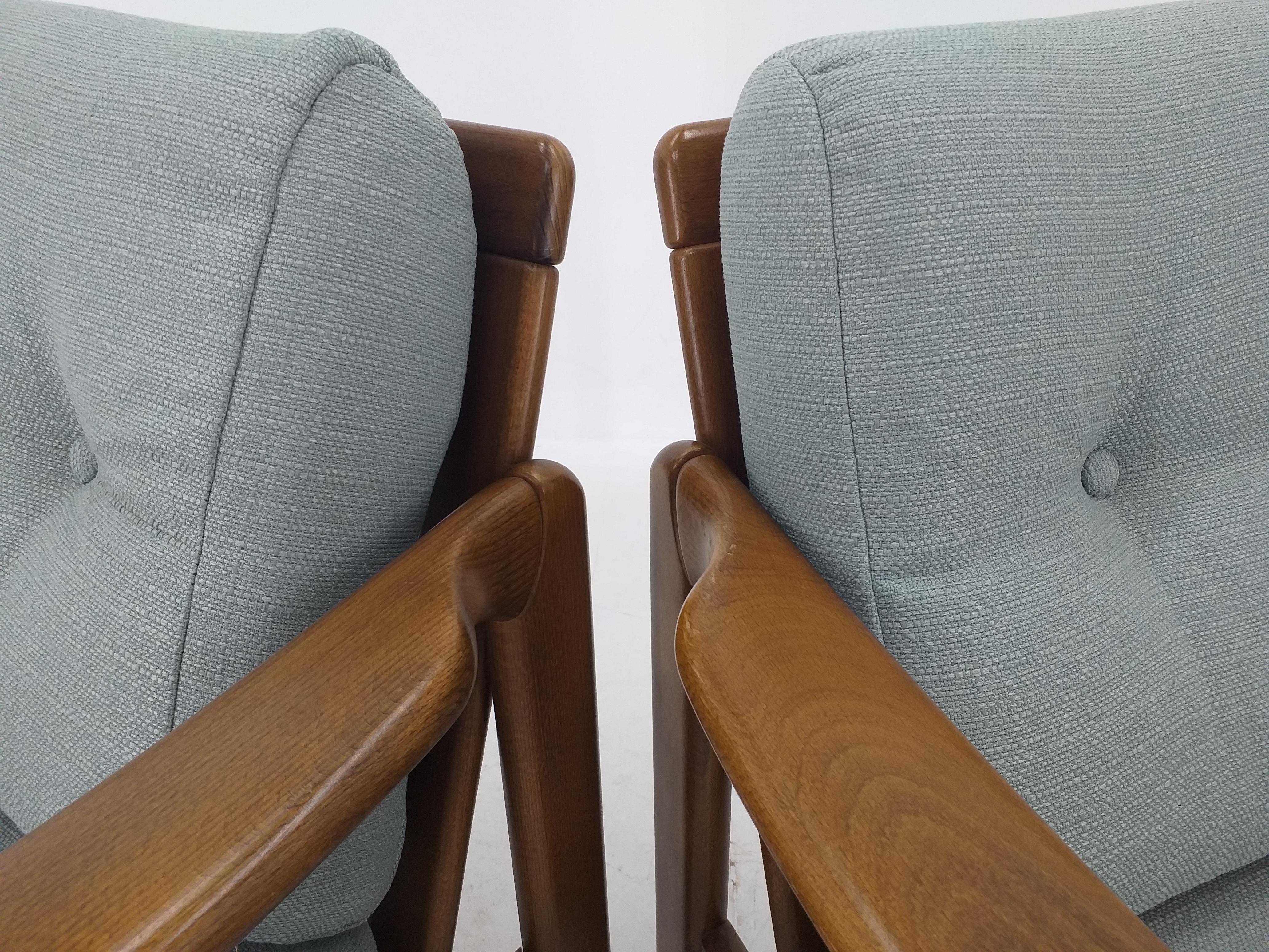 Pair of Midcentury Armchairs Knoll Antimott, Germany, 1960s For Sale 6