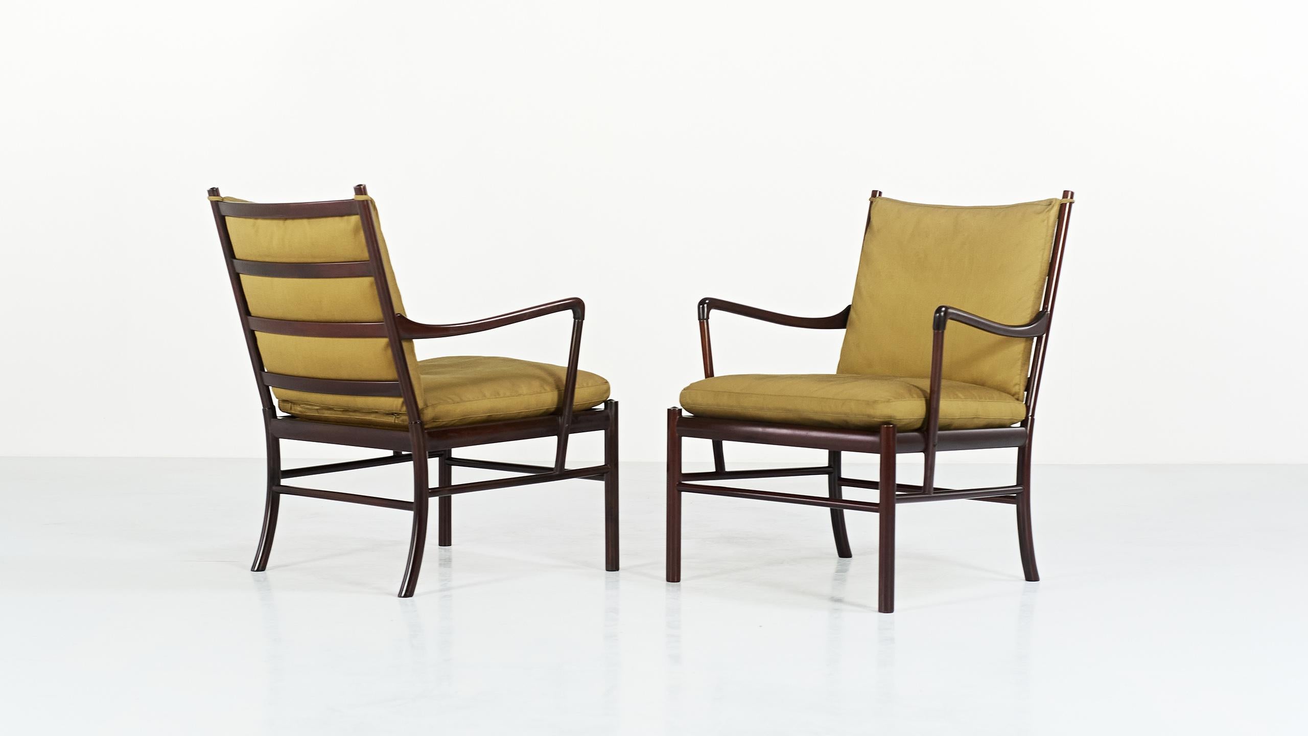 Pair of Mid-Century Armchairs Model PJ149 by Ole Wanscher for Poul Jeppesen For Sale 10