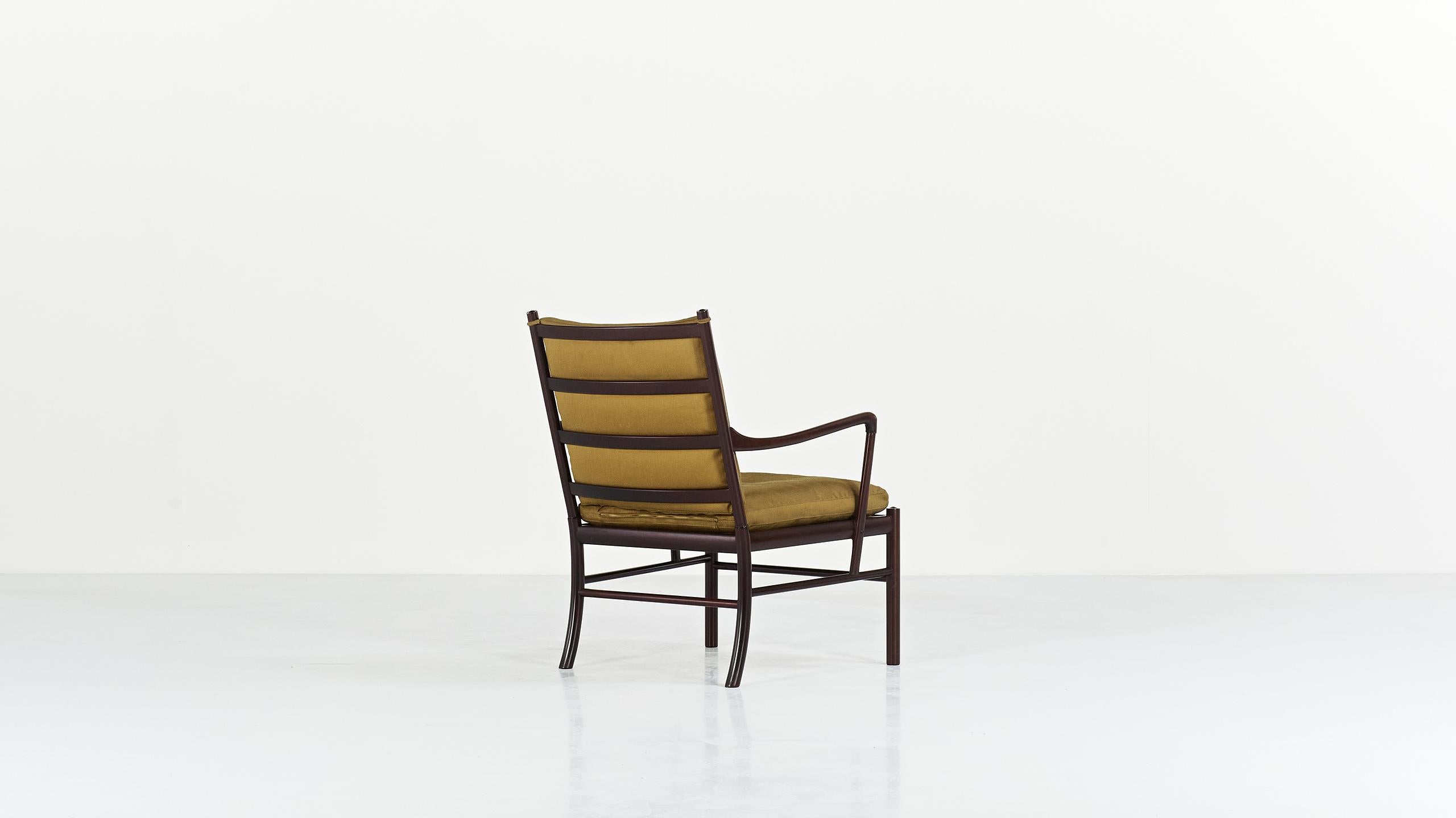 Mid-20th Century Pair of Mid-Century Armchairs Model PJ149 by Ole Wanscher for Poul Jeppesen For Sale