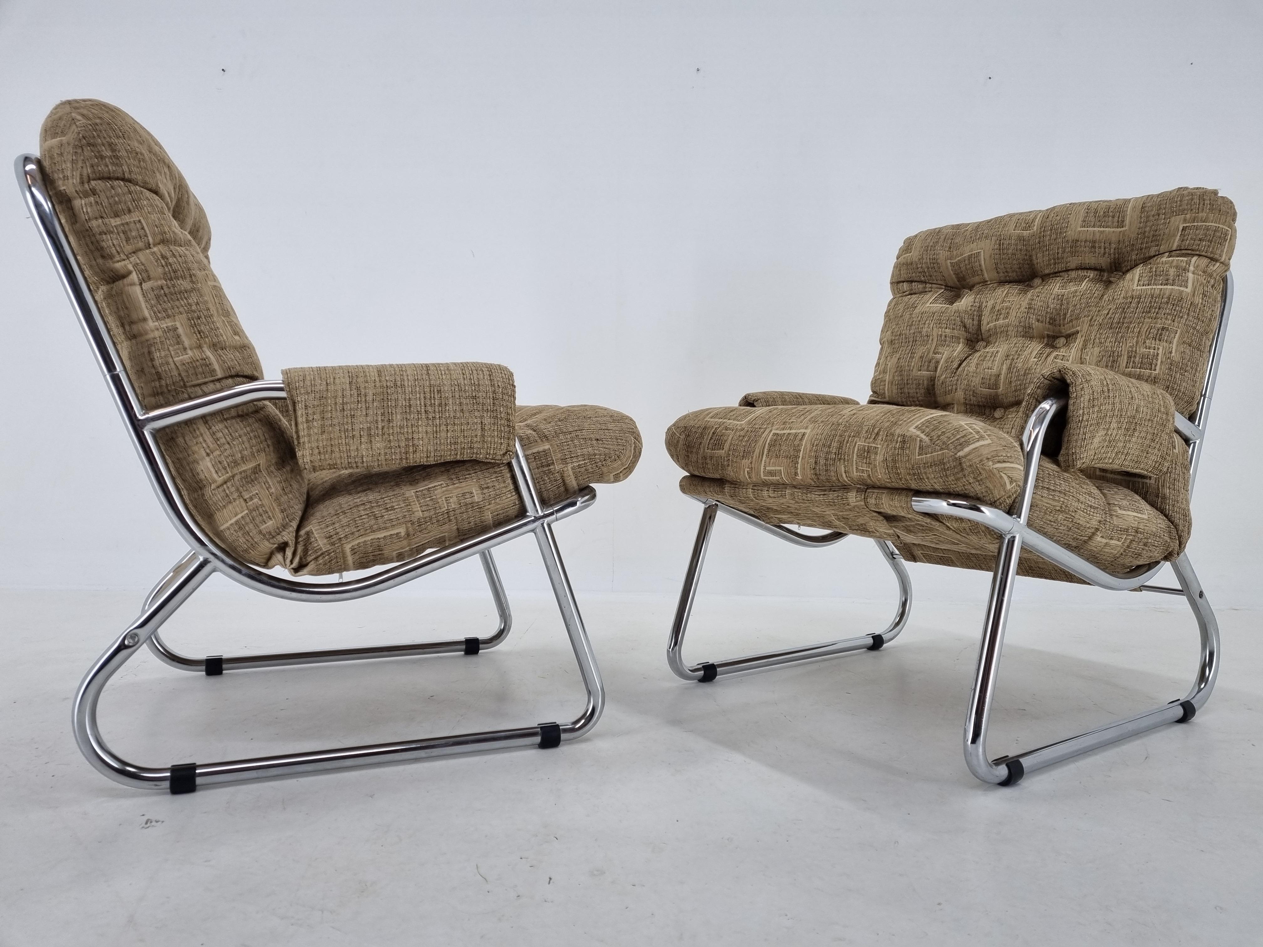 Late 20th Century Pair of Mid-Century Armchairs, Peter Hoyte, 1970s