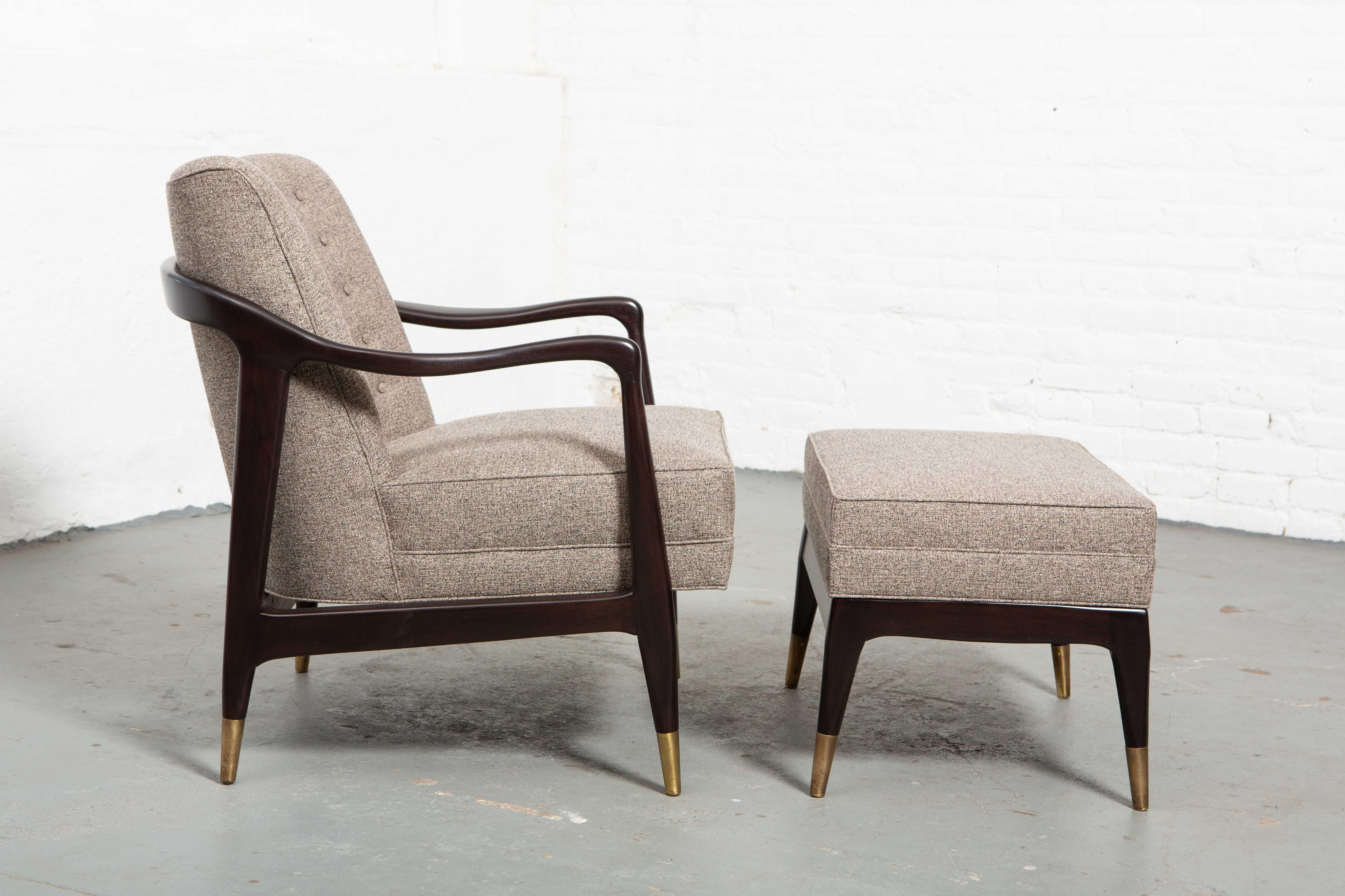 pair of mid century armchairs