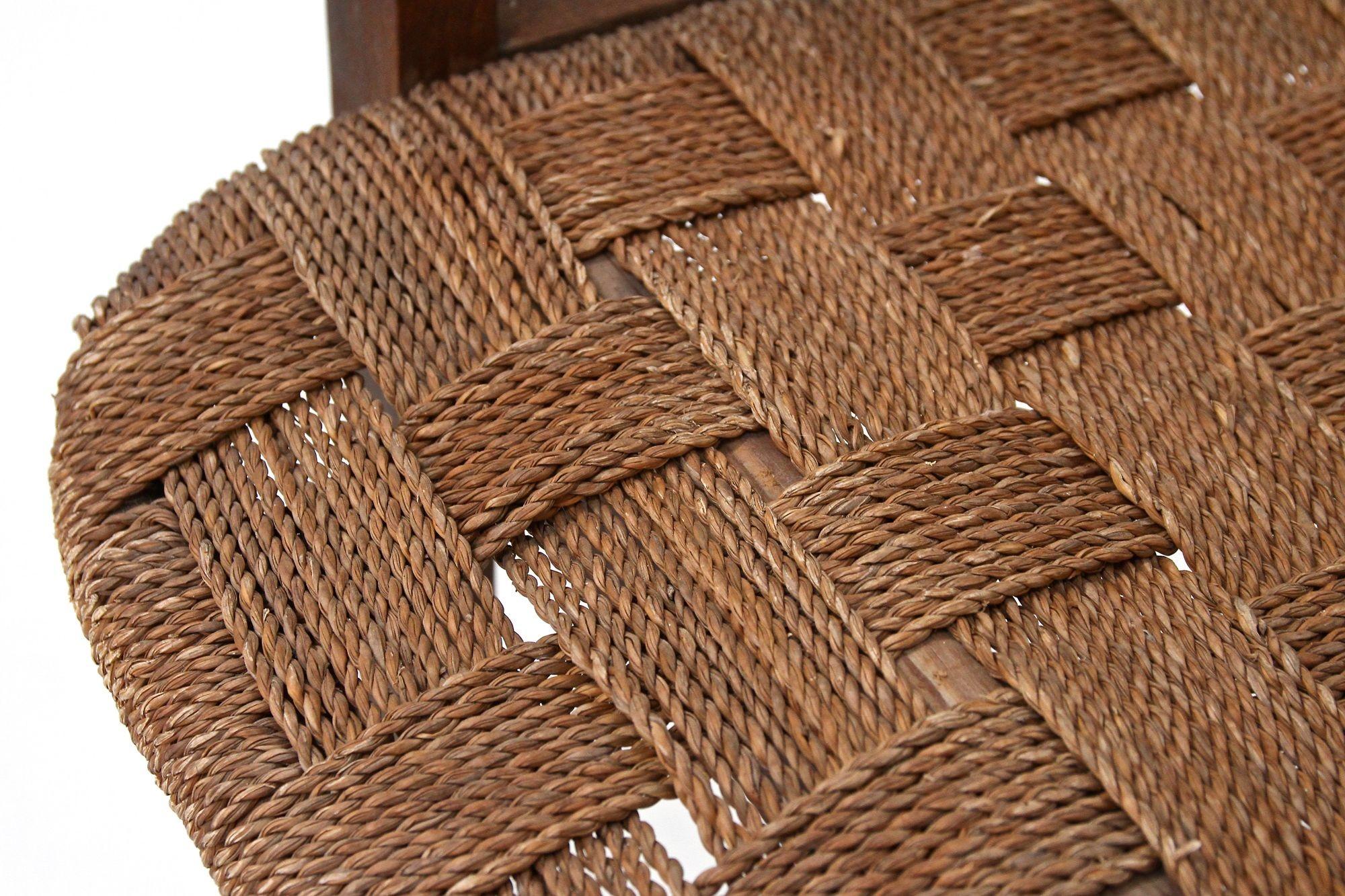 Pair Of Mid Century Armchairs With Woven Rope, Audoux - Minnet, FR ca. 1950 For Sale 7